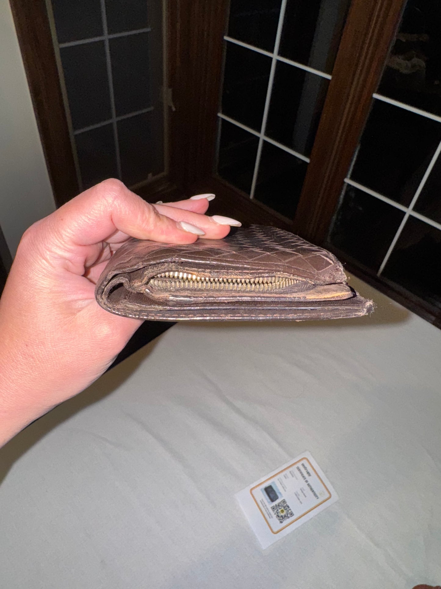 Bottega Veneta Dark Brown Wallet