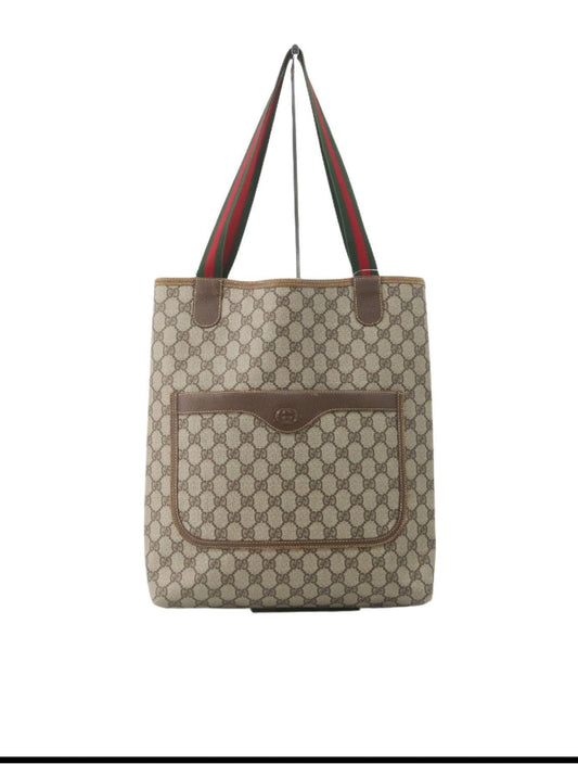 Gucci GG Supreme Web Sherry Line Tote Bag