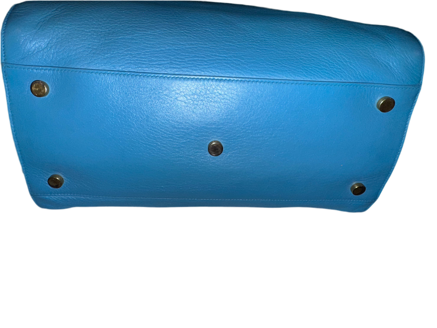 Saint Laurent Sac de Jour Tote in Light Blue Smooth Leather