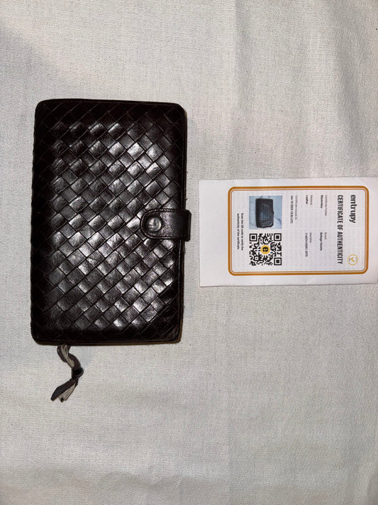Bottega Veneta Dark Brown Wallet