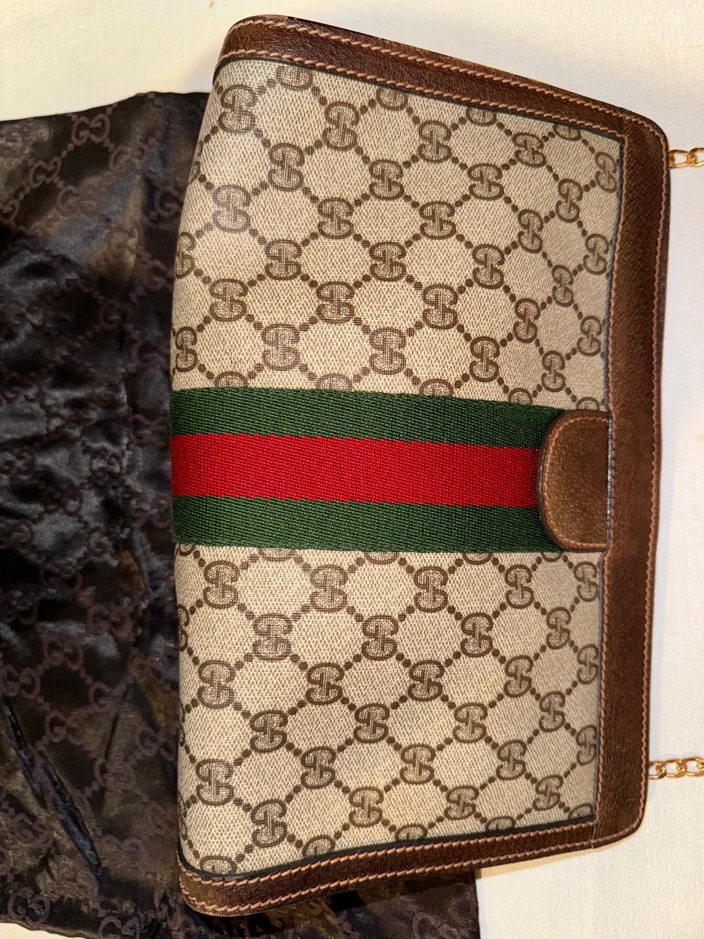 Vintage Gucci Sherry Line Clutch – 1980s