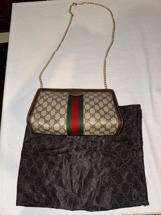 Vintage Gucci Sherry Line Clutch – 1980s